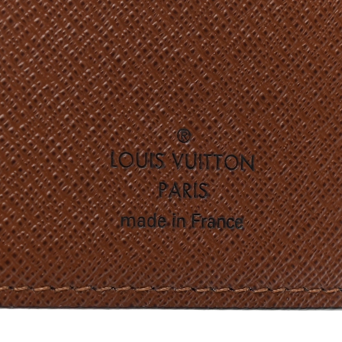 Monogram Pocket Agenda Cover