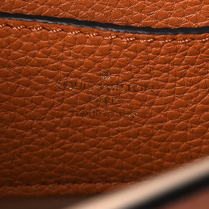 Louis Vuitton Grained Calfskin LV Pont 9 Soft MM Golden Siena 6 of 11