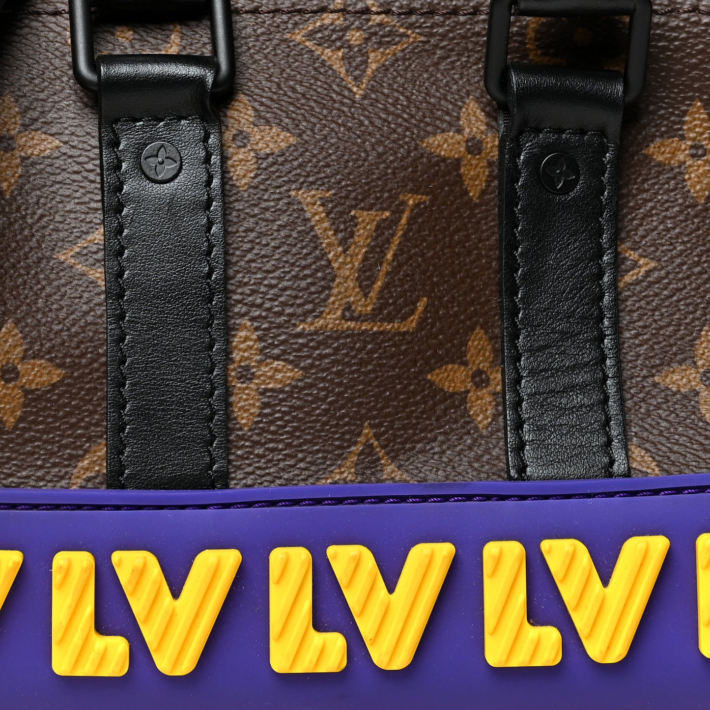 Monogram LV Rubber Keepall XS Multicolor