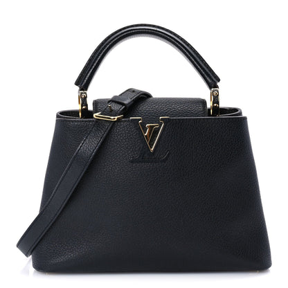 Louis Vuitton Taurillon Capucines BB  Black 1 of 8