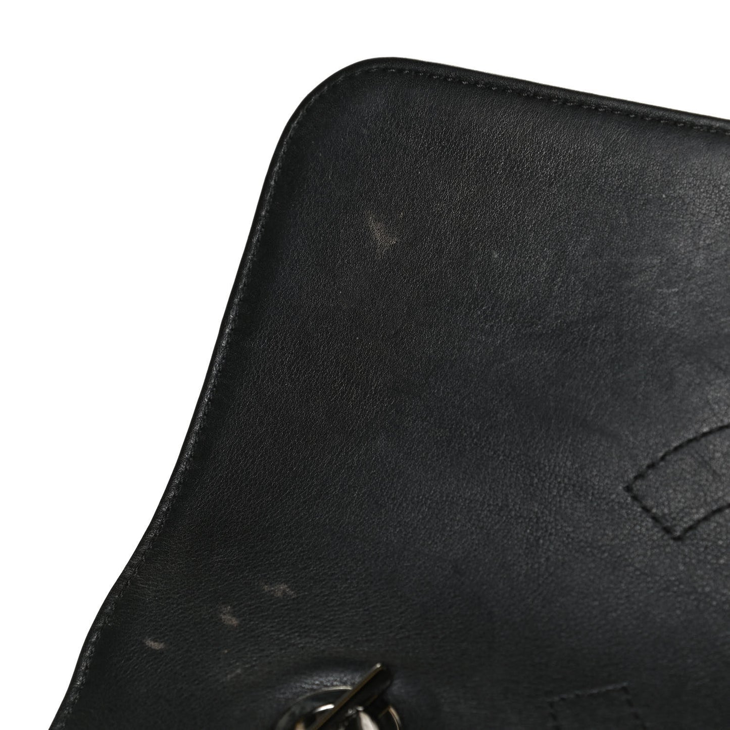 Calfskin Medium Trendy CC Dual Handle Flap Bag Black