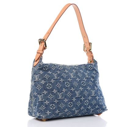 Louis Vuitton Monogram Denim Baggy PM Blue 3 of 10