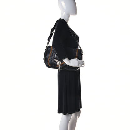 Christian Dior Calfskin Medium Gaucho Double Saddle Bag Black 5 of 21