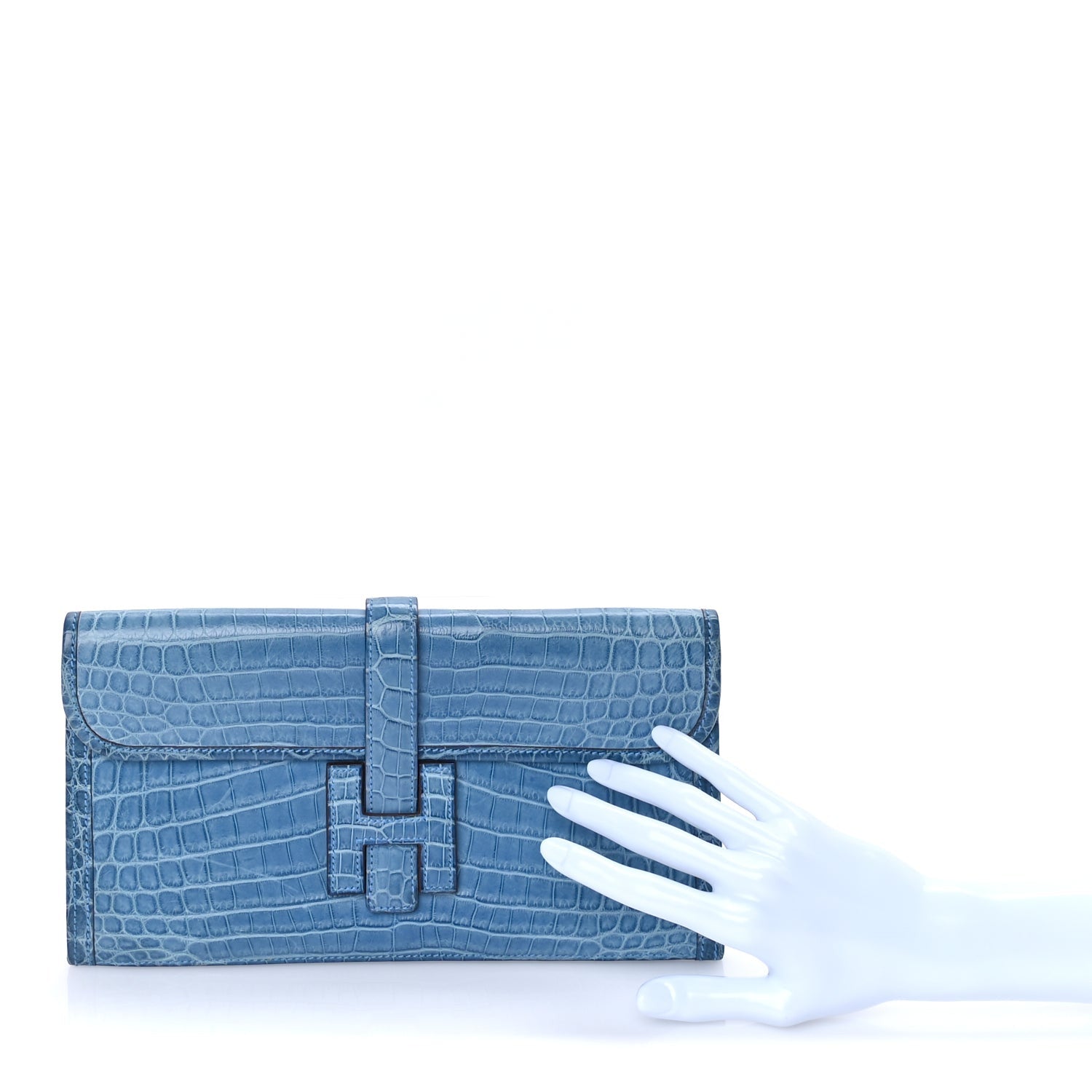 Hermes Matte Niloticus Crocodile Jige Elan 29 Mykonos 3 of 7