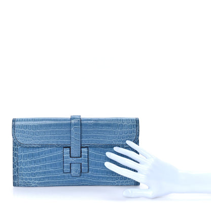 Hermes Matte Niloticus Crocodile Jige Elan 29 Mykonos 3 of 7