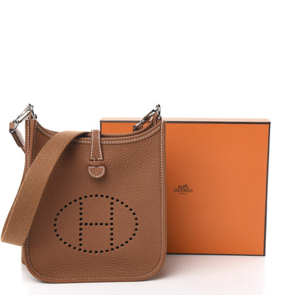 Hermes Taurillon Clemence Evelyne TPM Gold 11 of 11