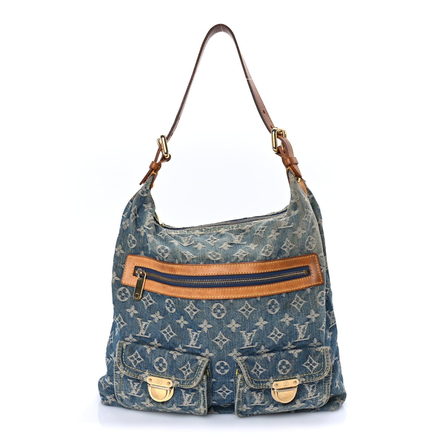 Louis Vuitton Denim Baggy GM Blue 1 of 7