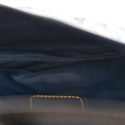 Christian Dior Monogram Saddle Bag Blue 5 of 17