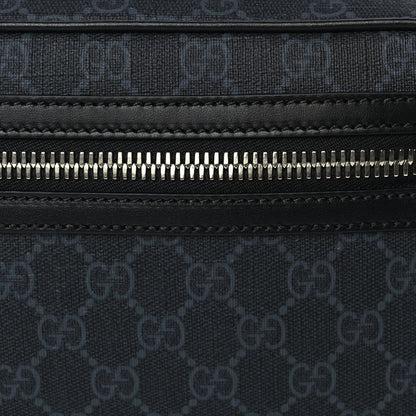 Gucci Soft GG Supreme Monogram Web Belt Bag Black Grey 6 of 8