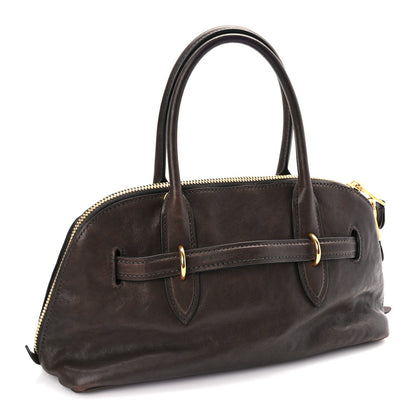 Miu Miu Nappa Aviator Regular Aventure Bag Briarwood 2 of 8
