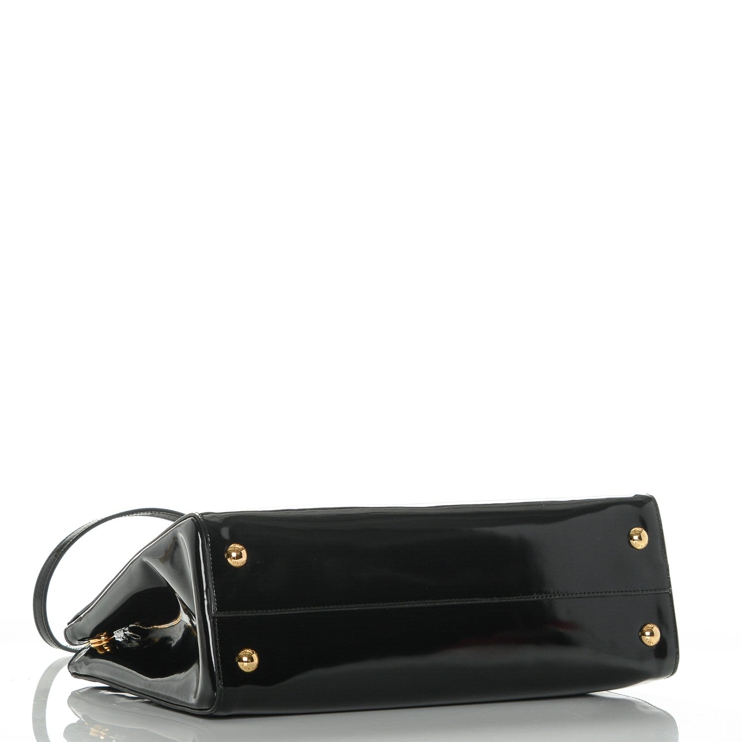 Prada Spazzolato Parabole Tote Nero Black 4 of 7