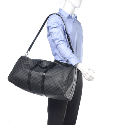 Louis Vuitton Damier Graphite Keepall Bandouliere 55 2 of 10