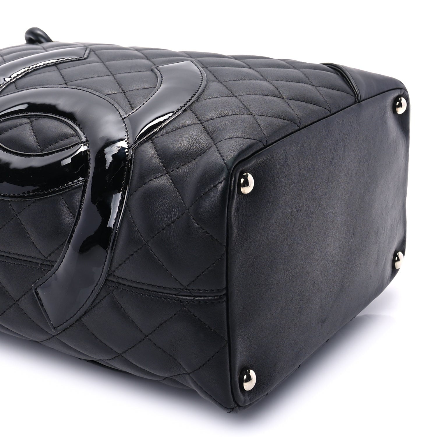 Chanel Calfskin Quilted Medium Cambon Tote Black 7 of 8