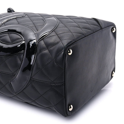Chanel Calfskin Quilted Medium Cambon Tote Black 7 of 8