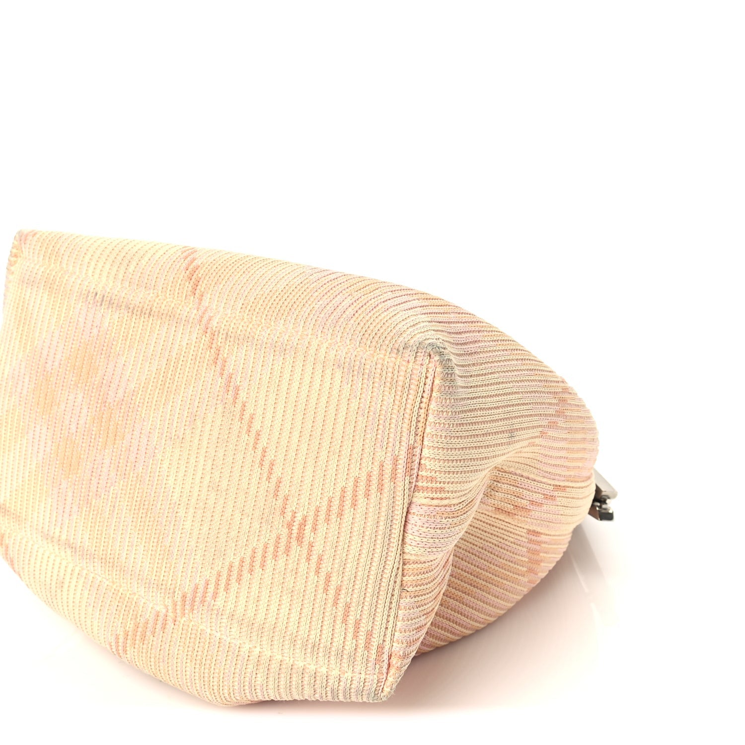 Burberry Canvas Knitted Check Medium Peg Duffle Bag Sherbert 8 of 8
