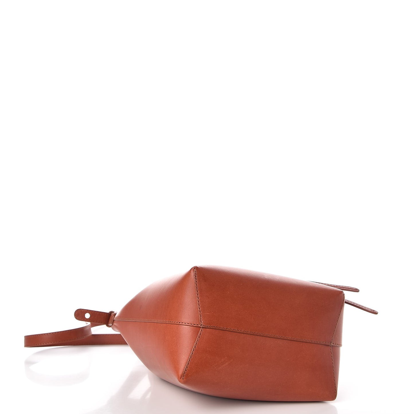 Calfskin Mini Bucket Bag Saddle