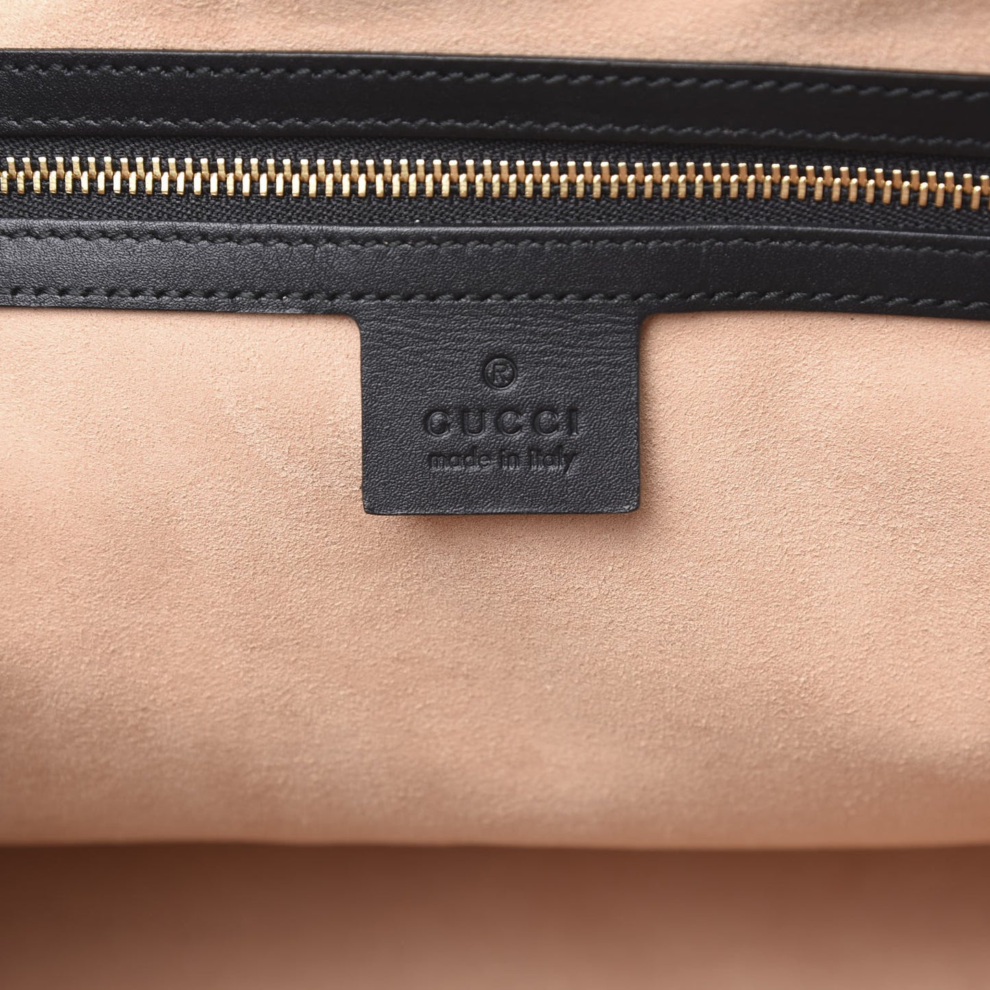 Suede Patent GG Web Medium Ophidia Top Handle Dome Bag Black