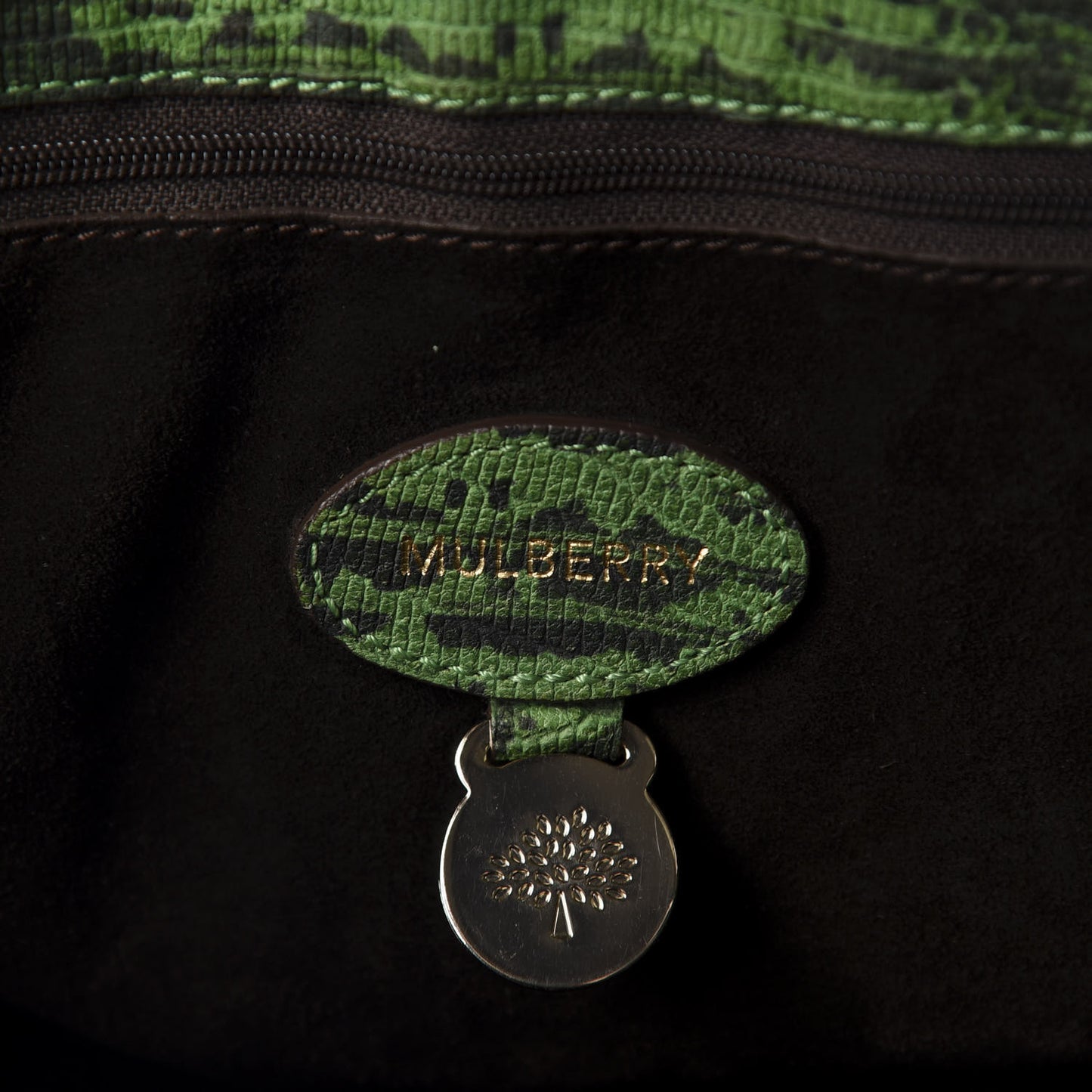 Lizard Print Travel Day Grass Green