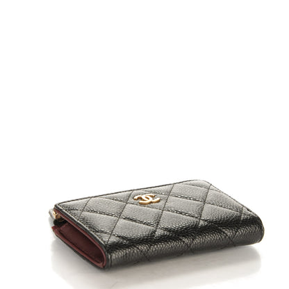 Chanel Caviar Quilted Key Holder Case Black 4 of 8