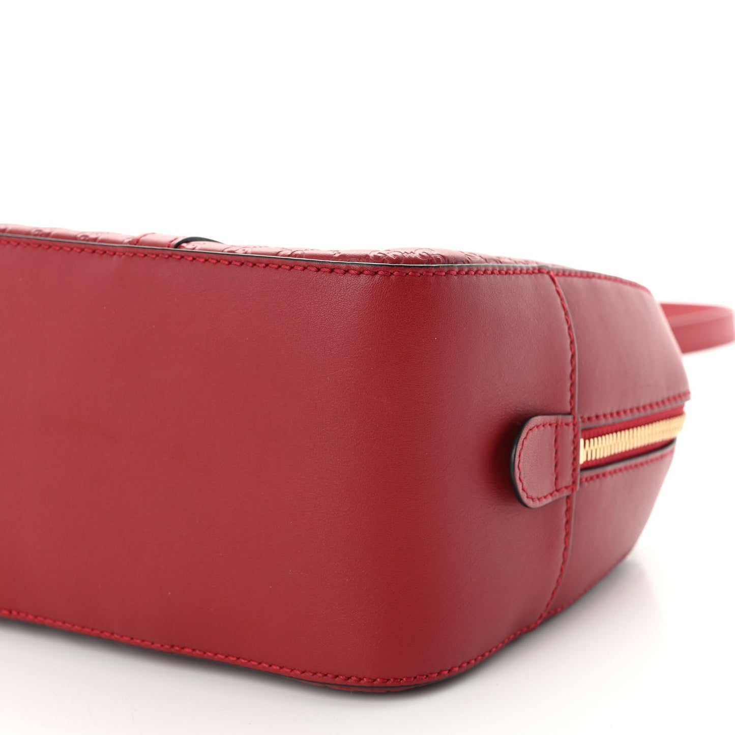Soft Microguccissima Medium Crossbody Bag Rosso