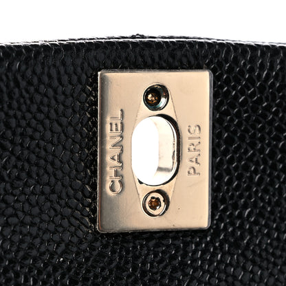 Chanel Shiny Caviar Quilted Small Duma Pockets Drawstring Backpack Black 10 of 11