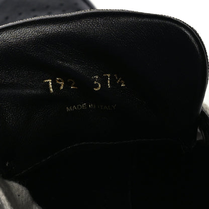 Prada Nappa Rois Triangle Womens Downtown Low Top 30mm Sneakers 37.5 Black White 7 of 7