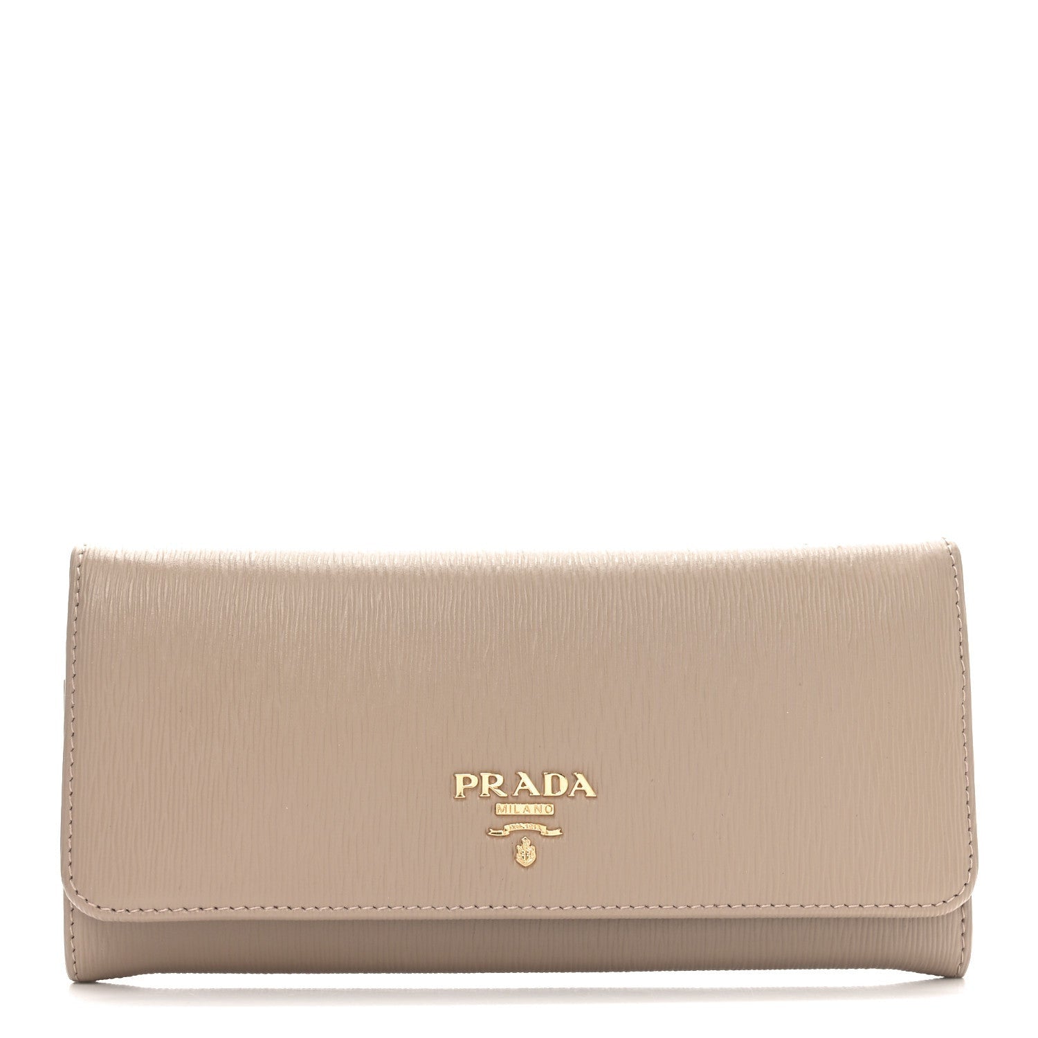 Prada Vitello Move Continental Flap Travel Wallet Cammeo 1 of 6