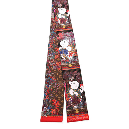 Louis Vuitton Silk Vuittonite Bandeau Brown 2 of 4