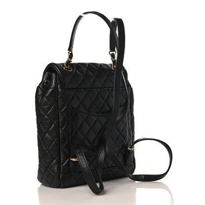 Chanel Lambskin Quilted Small Urban Spirit Backpack Black 3 of 9