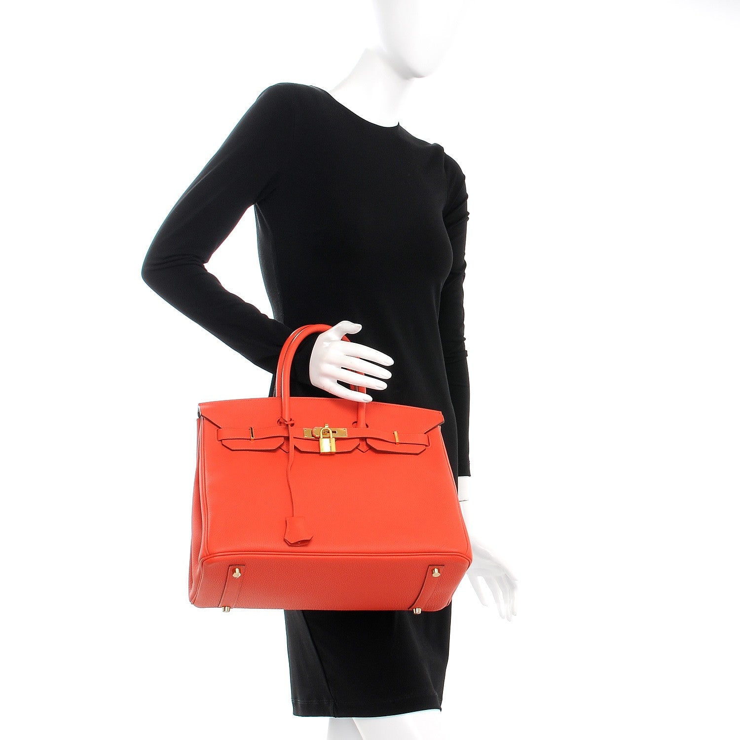 Hermes Togo Birkin 35 Capucine 2 of 27