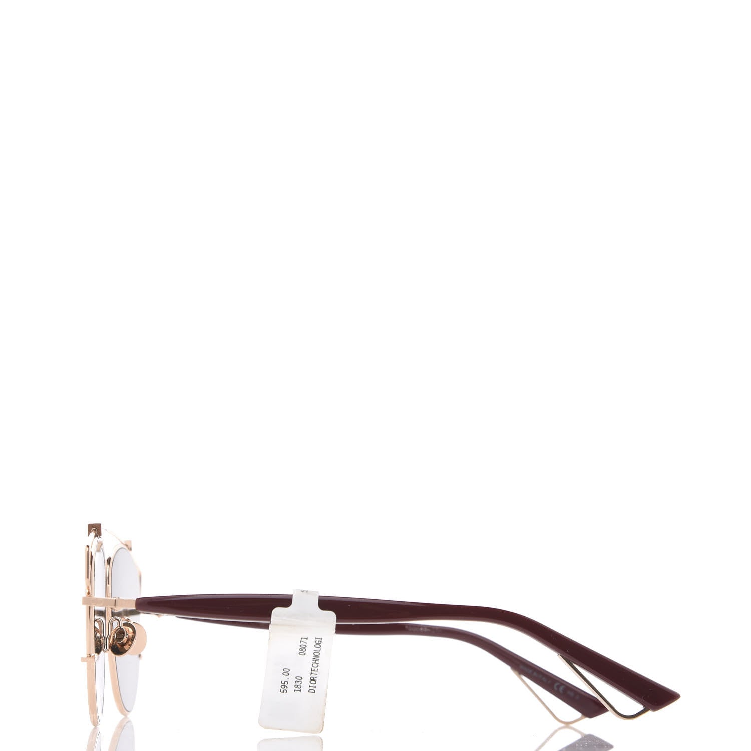 Christian Dior Technologic Sunglasses Gold Copper 2 of 9