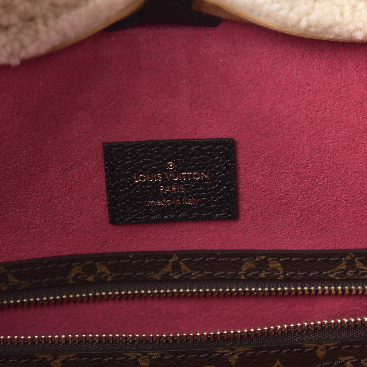 Calfskin Monogram Teddy Neverfull MM Black