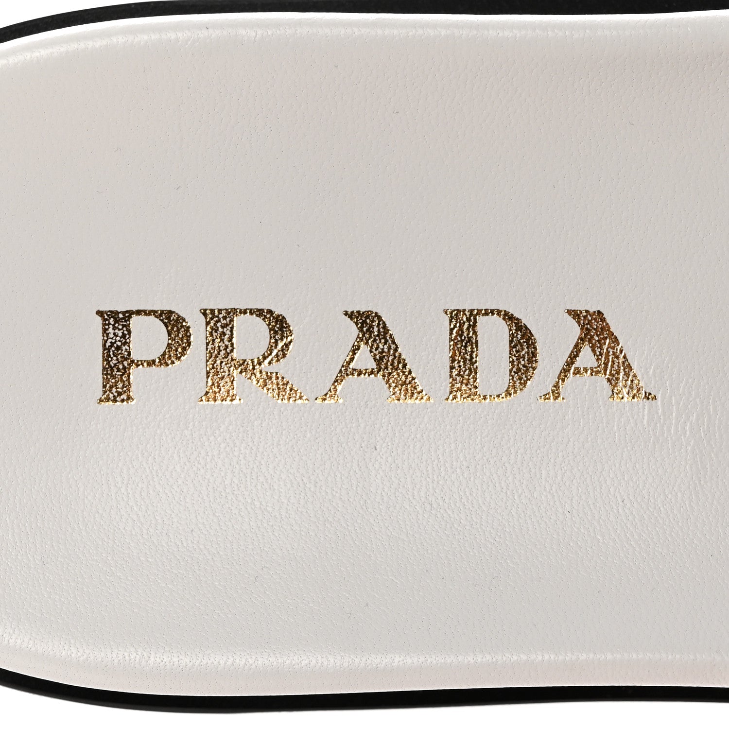 Prada Nappa Logo Quilted Slide Sandals 38 White 7 of 13