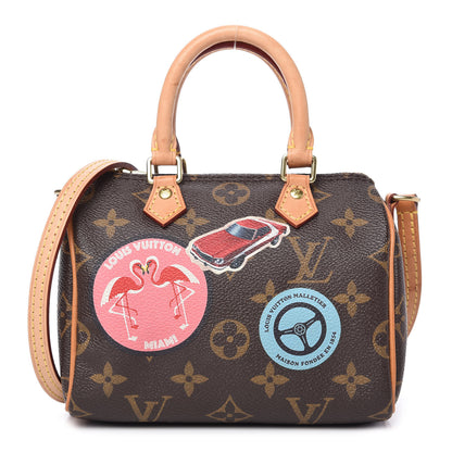 Louis Vuitton Monogram World Tour Nano Speedy 1 of 10