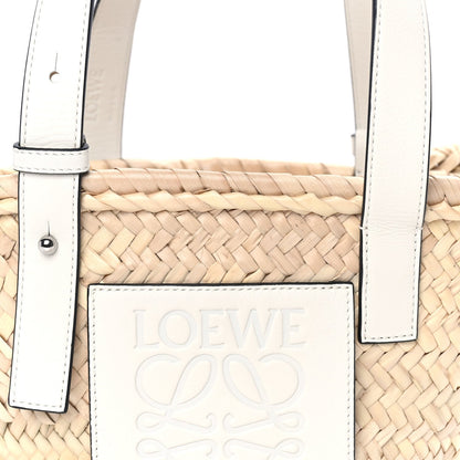 Loewe Raffia Mini Basket Tote Bag Natural White Natural white 7 of 9