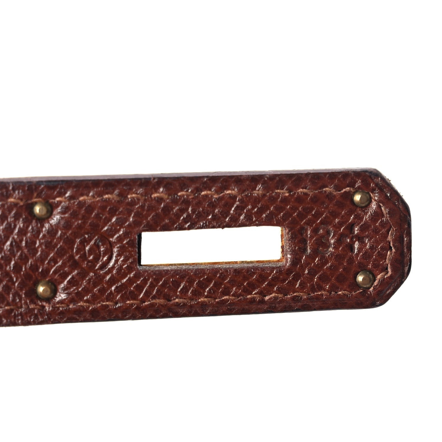 Hermes Courchevel Kelly Retourne 32 Chocolate 6 of 13