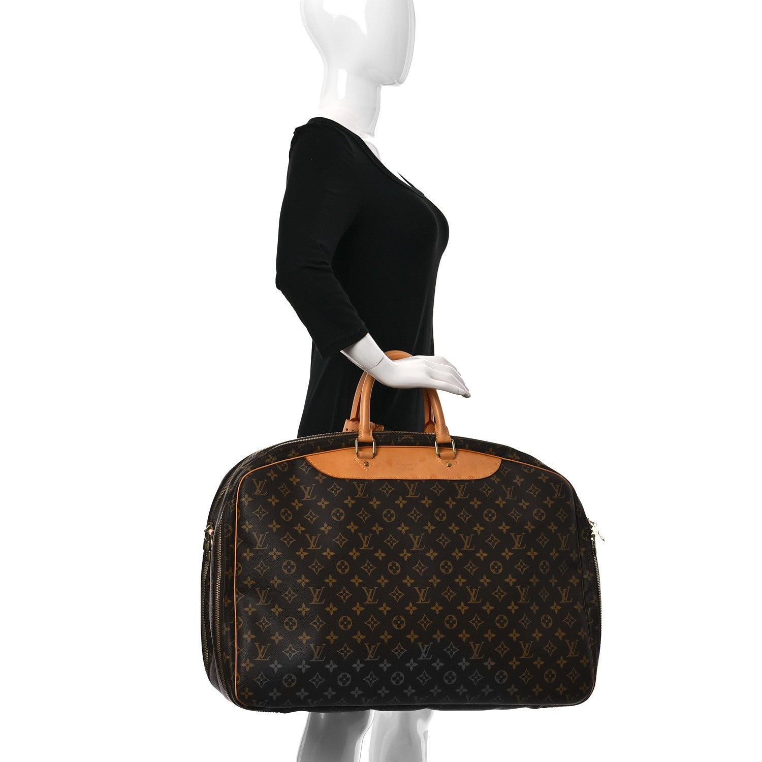 Louis Vuitton Monogram Alize 2 Compartment Luggage 2 of 10