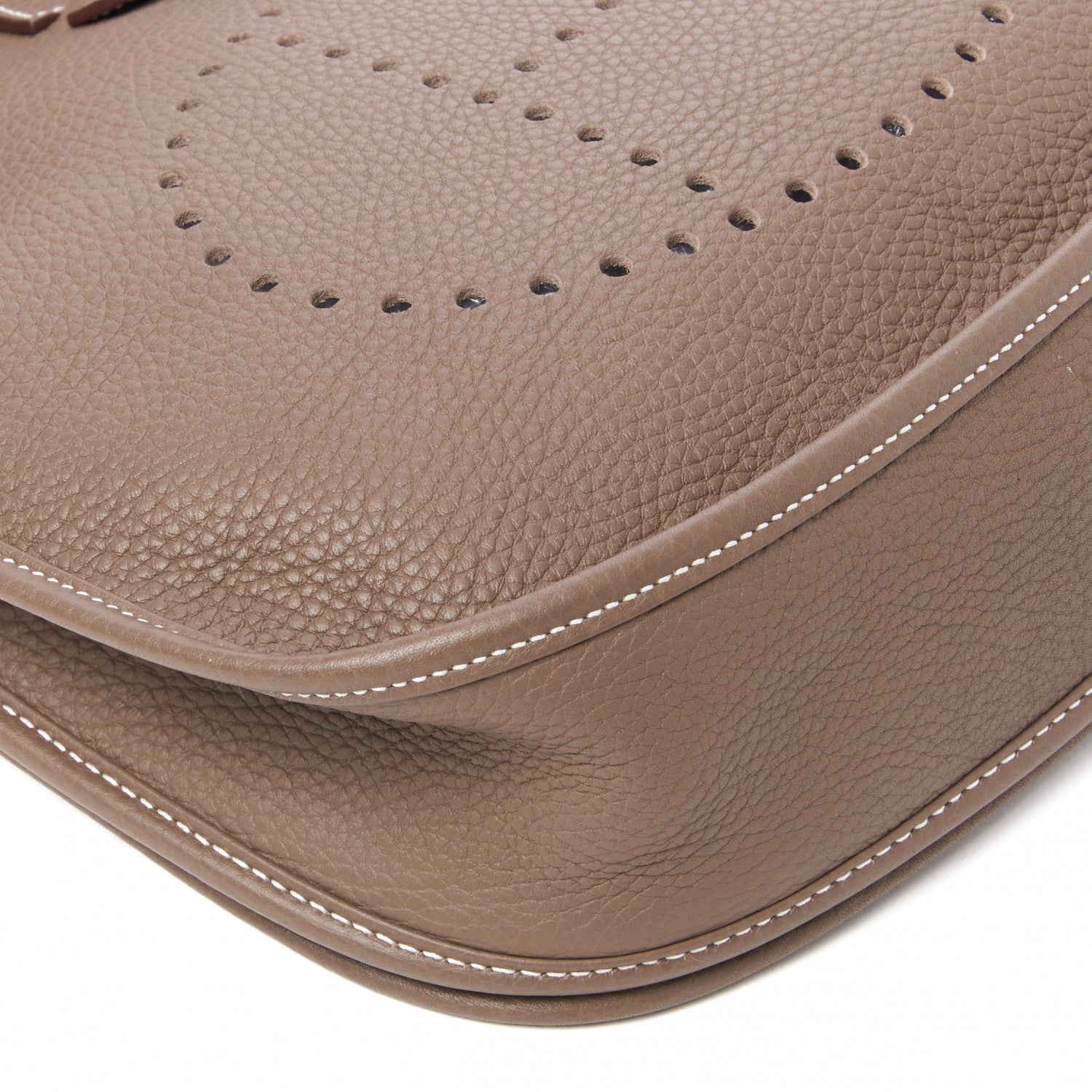 Hermes Taurillon Clemence Evelyne III PM Etoupe 5 of 8