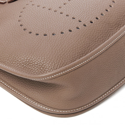 Hermes Taurillon Clemence Evelyne III PM Etoupe 5 of 8