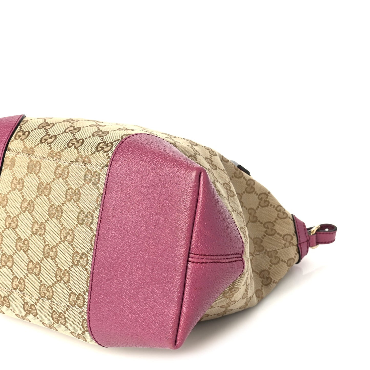 Monogram Medium Bree Foldover Tote  Beige Pink