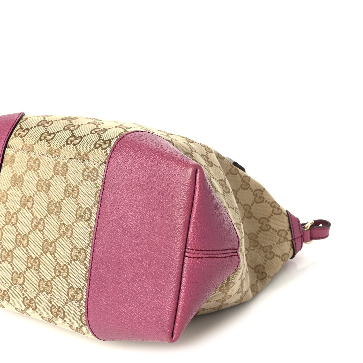 Gucci Monogram Medium Bree Foldover Tote  Beige Pink 8 of 8