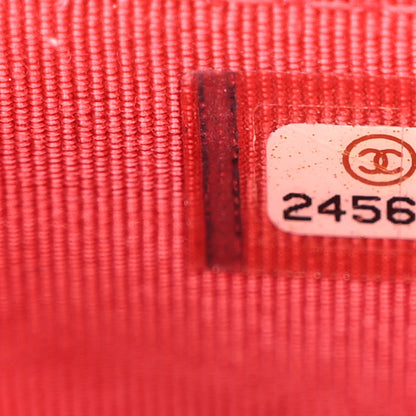 Chanel Caviar Quilted Wallet on Chain WOC Coral 8 of 13