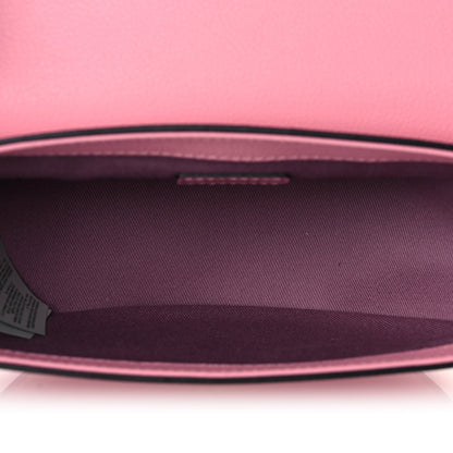 Versace Grained Calfskin La Medusa Small Shoulder Bag Pink 4 of 7
