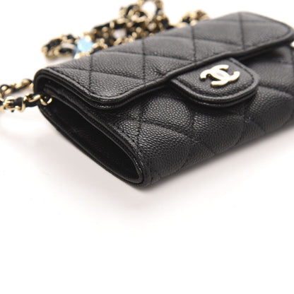 Chanel Caviar Quilted Flap Classic Belt Bag Black 9 of 11
