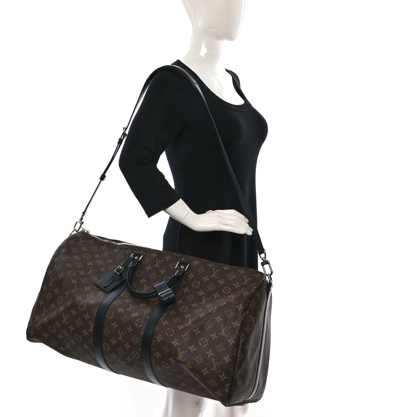 Monogram Macassar Keepall Bandouliere 55