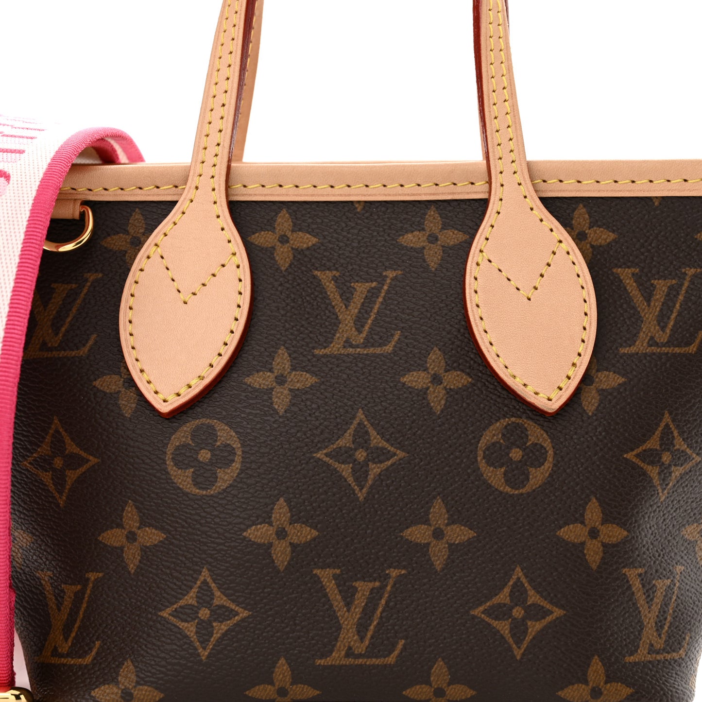 Monogram Neverfull BB Pink Peony