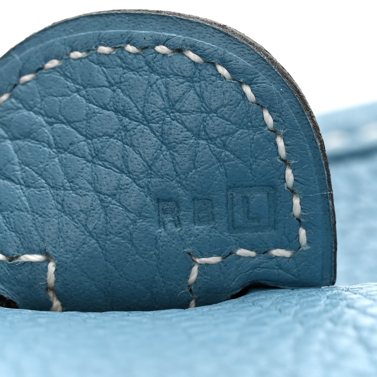 Hermes Taurillon Clemence Evelyne III PM Blue Jean 7 of 11