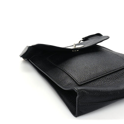 Mulberry Natural Grain Calfskin Antony Messenger Crossbody Black 7 of 8