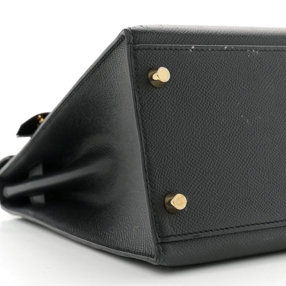 Hermes Epsom Kelly Sellier 32 Black 9 of 14