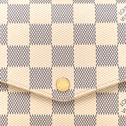 Louis Vuitton Damier Azur Sarah Wallet NM 8 of 11